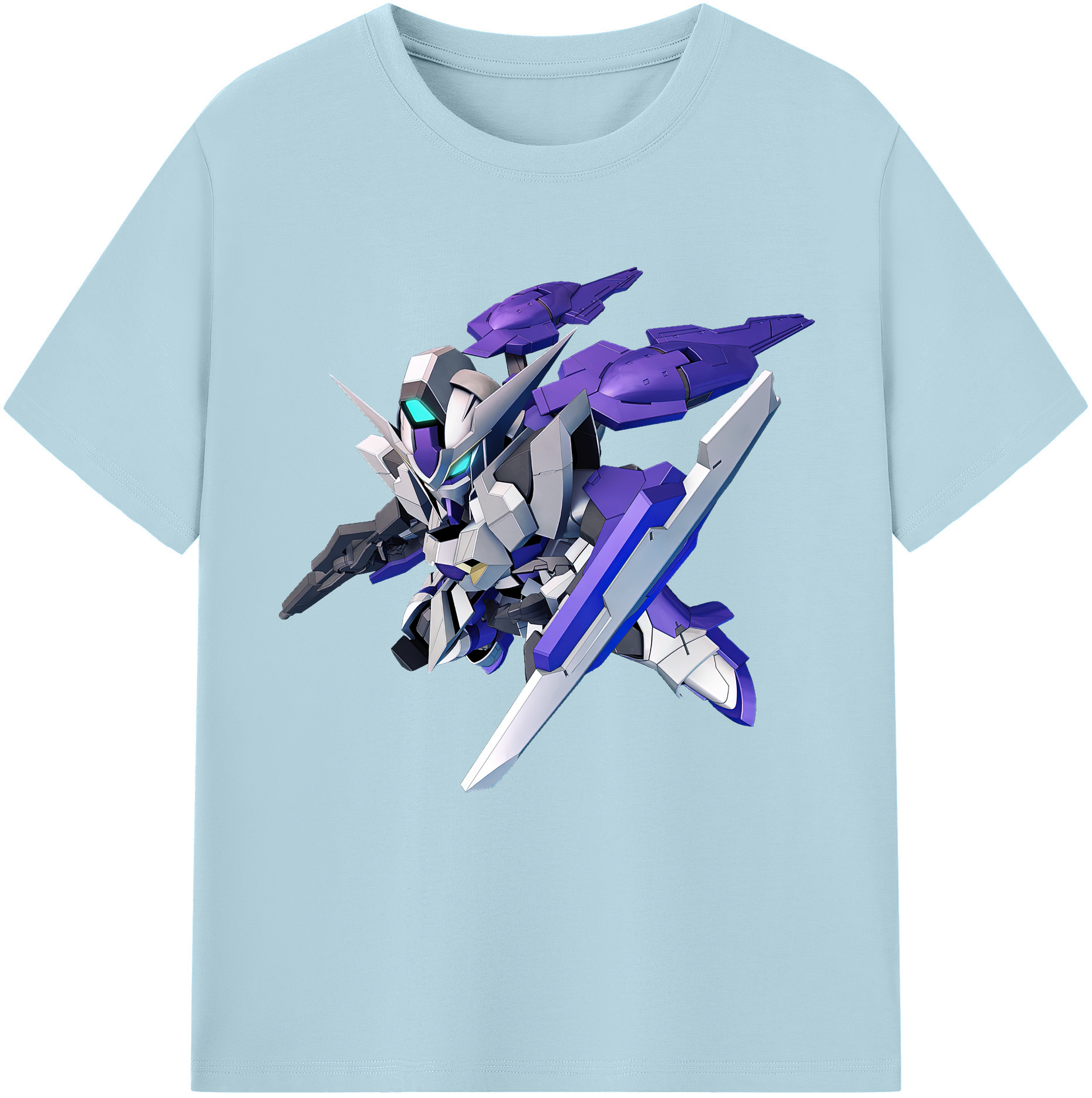 （画像用） 機動戦士ガンダム Mobile Suit Gundam 綿100％半袖Tシャツ（フロントプリント）